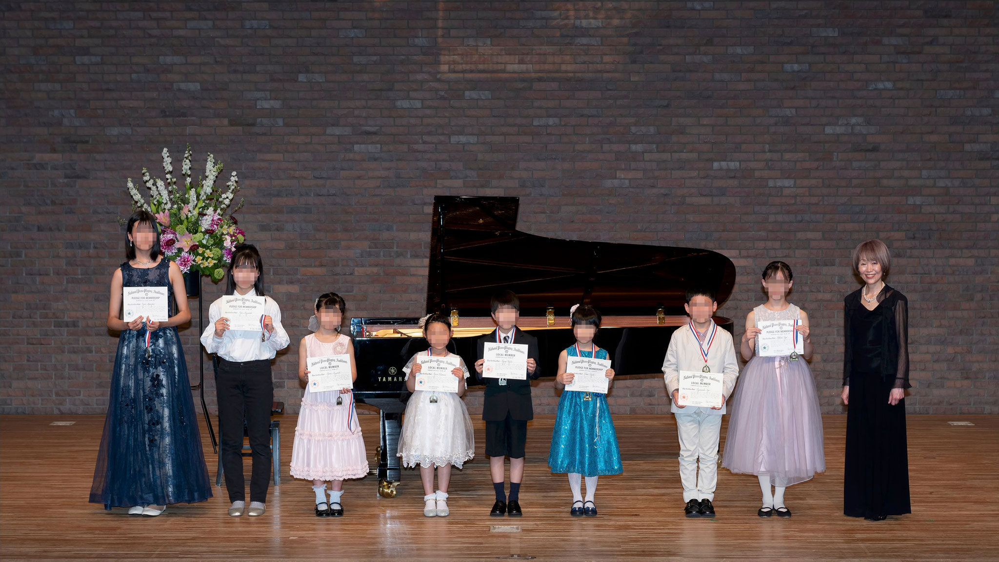 ピアノ発表会（集合写真） 001